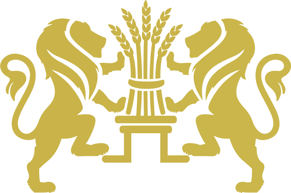 Burghley House heraldic crest
