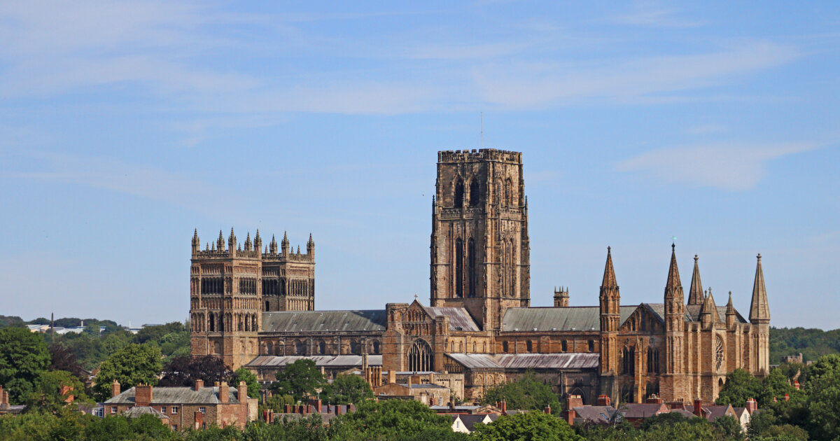 Durham Cathedral viewed from the south