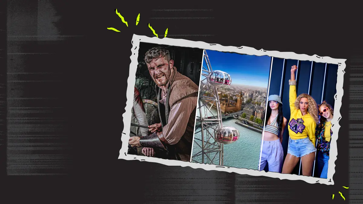 Performers in a theatrical scene at The London Dungeon