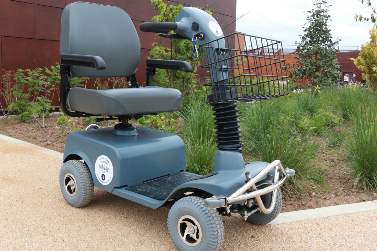 Mobility scooter available to hire at Yorkshire Wildlife Park